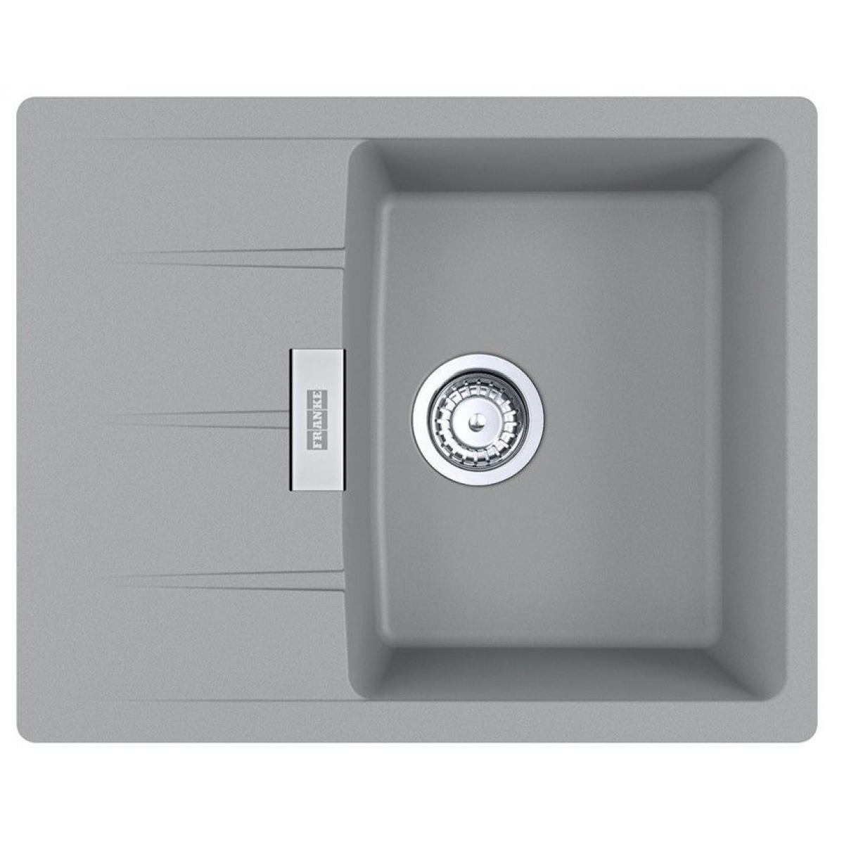 Franke CNG611-62 花崗岩單昇盆 (岩灰色)